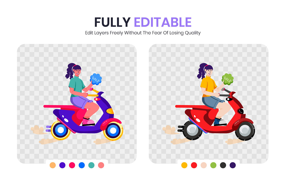 Shopping Illustration Set, a Person Illustration by Prosymbols (Photo 3 of 8)