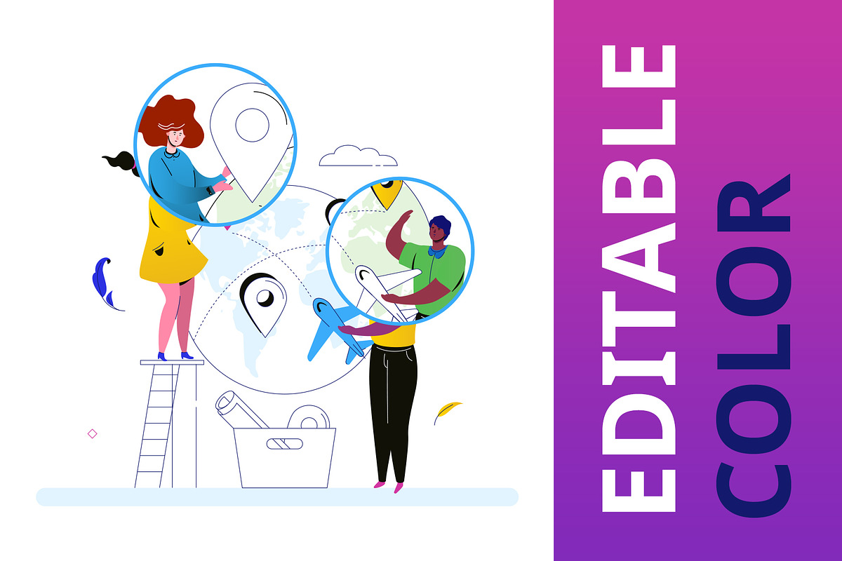 Vacations Illustration Set, a Templates & Theme by Boyko Pictures (Photo 5 of 12)
