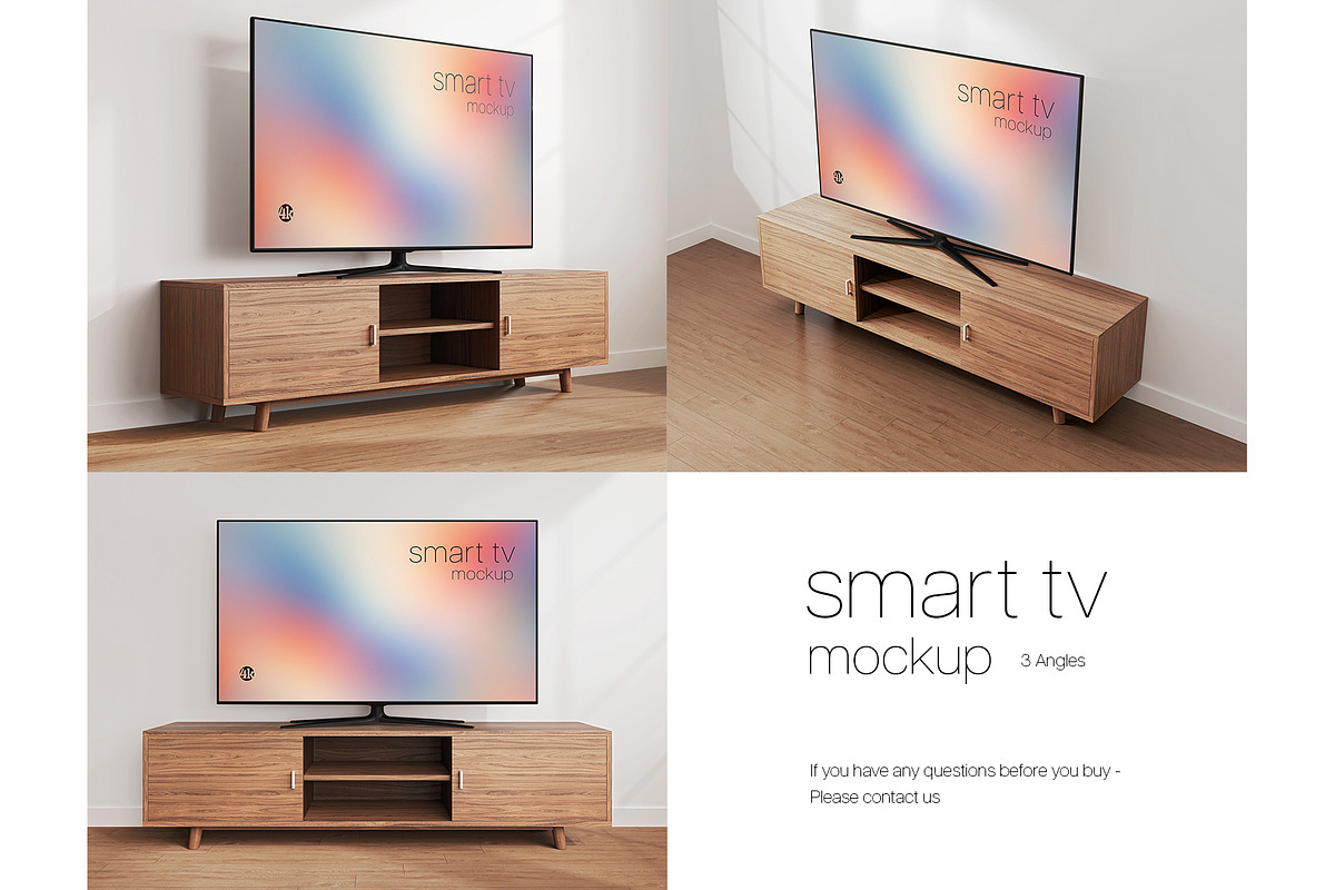 Smart TV Mockup Set, a Device Mockup by Country4k (Photo 4 of 4)