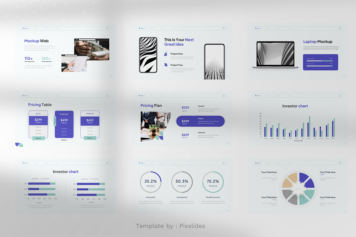 Consulting & Investments PowerPoint, a Presentation Template by Pixslides (Photo 5 of 6)