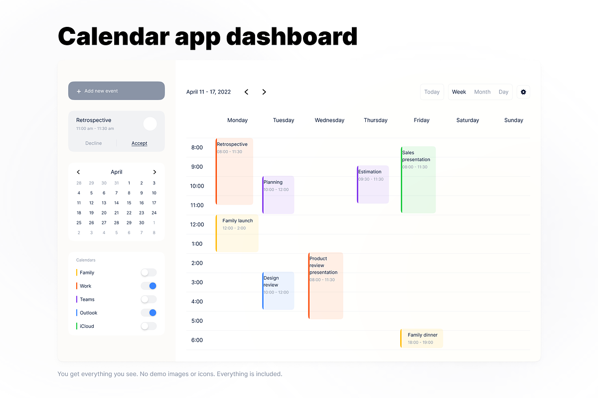 4 apps screen for every day life preview 3