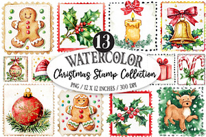 Christmas Stamp Collection