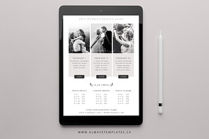 Price Guide Template PG014