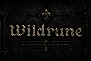 Wildrune, a Blackletter Font by Wow Magic (Thumbnail 1 of 5)