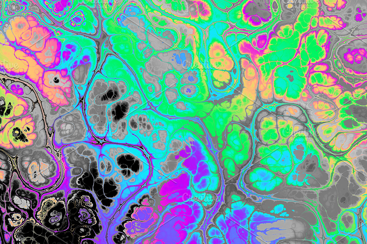 Acid psychedelic textures 50 Pack, a Texture Graphic by tkdesign (Photo 18 of 50)