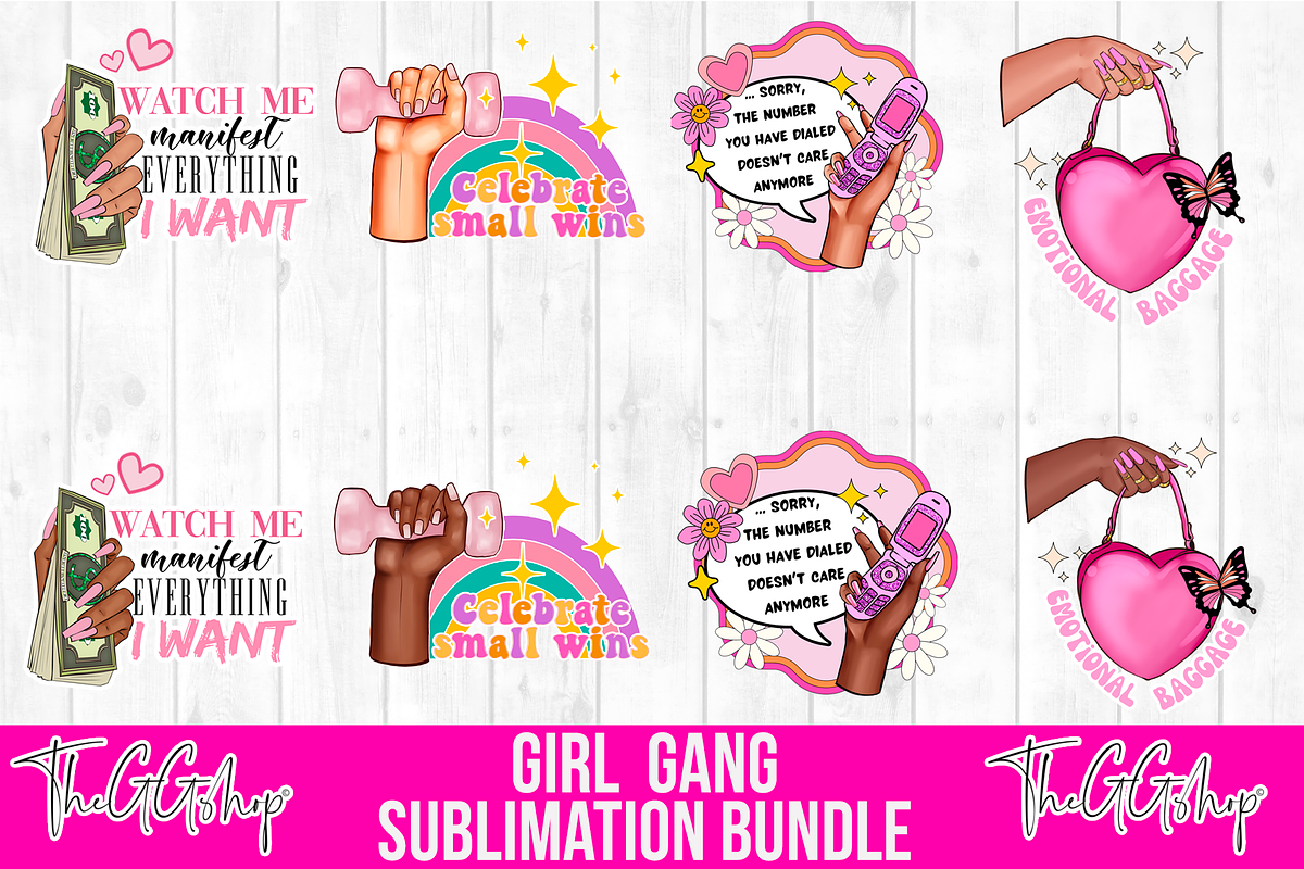 Boss Babe Clipart Set, a Decorative Illustration by The GG Shop (Photo 5 of 15)
