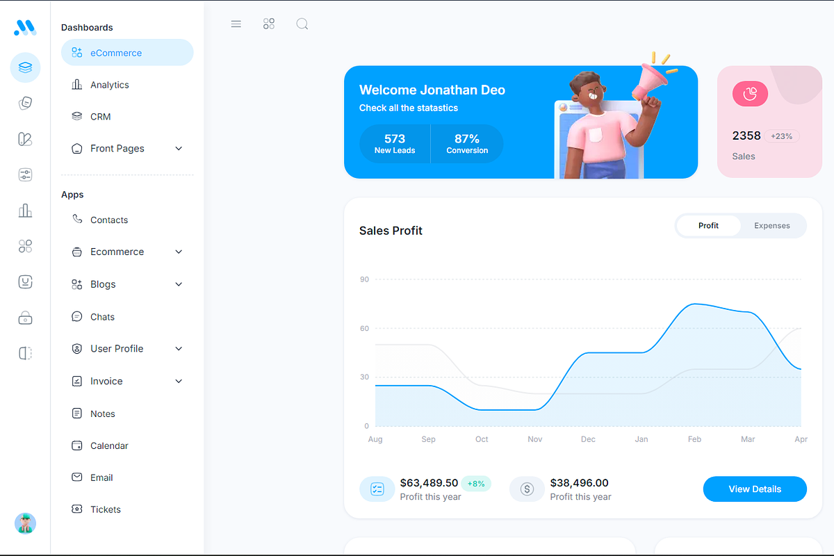 MaterialM Tailwind CSS & Nextjs, a Templates & Theme by WrapPixel (Photo 8 of 12)