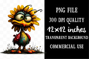 Quirky Funny Bird Clipart, an Illustration by Designking (Thumbnail 4 of 5)