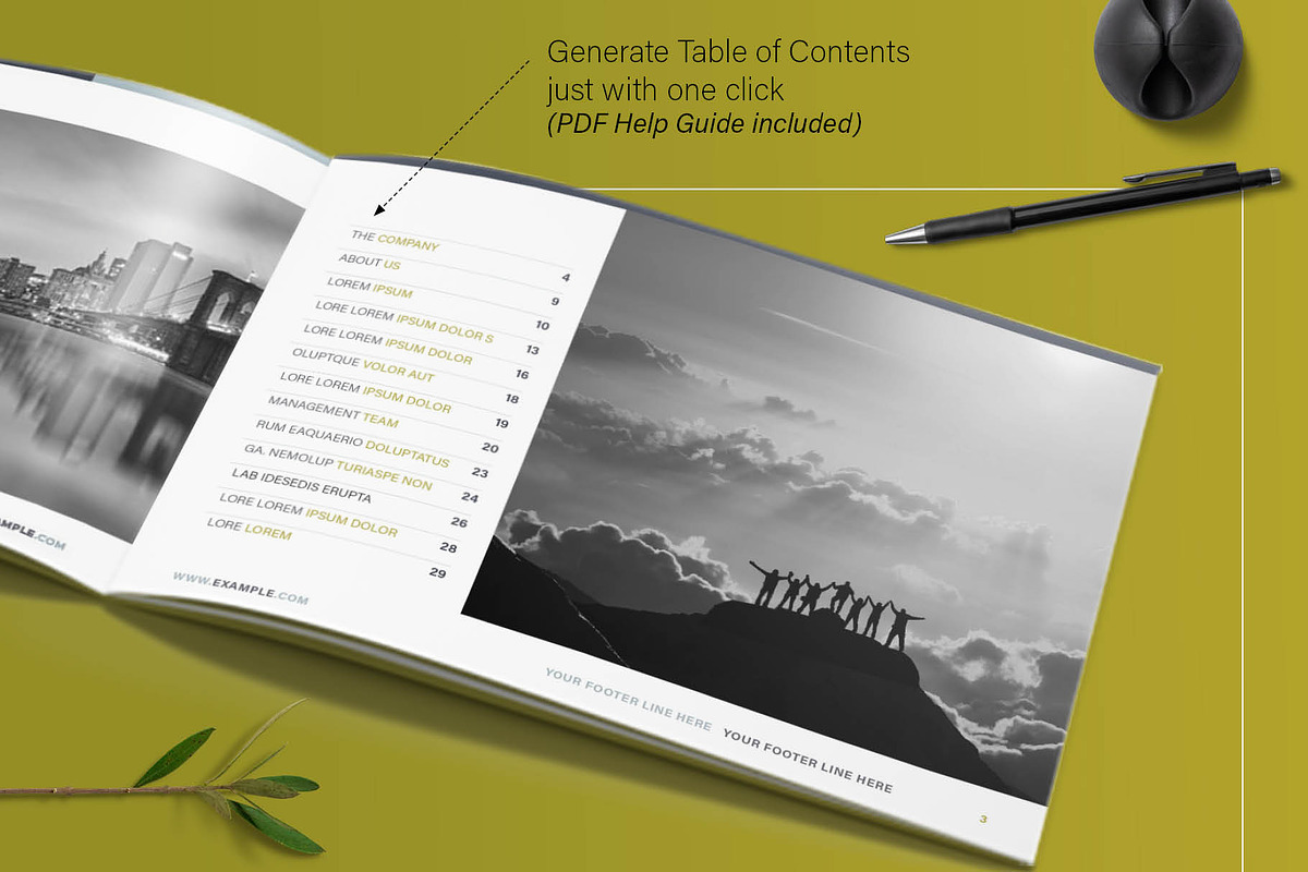 Business Brochure InDesign Template, a Brochure Template by R-studio (Photo 7 of 9)