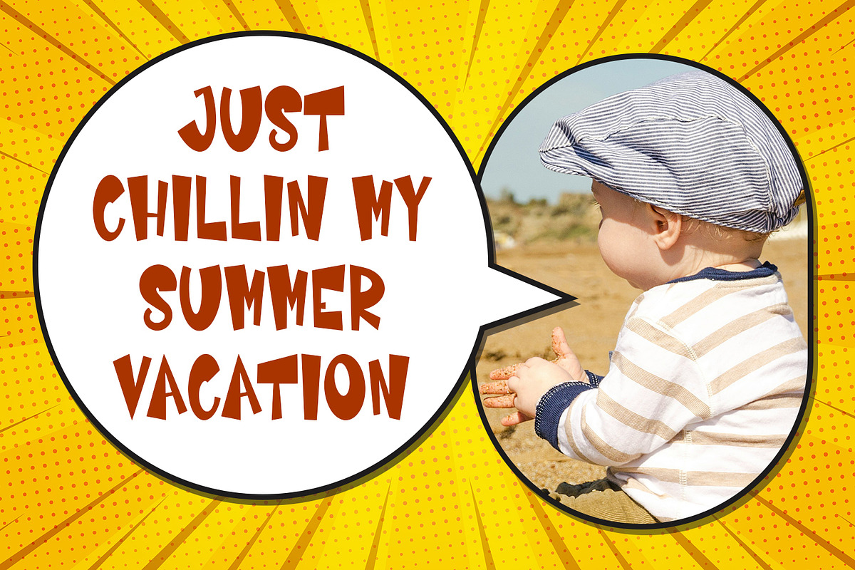Boozley Cartoon Display Font, a Handwritten Font by Maulana Creative (Photo 7 of 7)