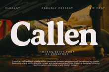 Callen – Modern Serif Font