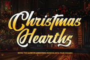 Christmas Hearths – Christmas Script, a Script Font by Letterara (Thumbnail 1 of 15)