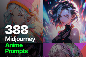 388 Midjourney Prompts For Anime