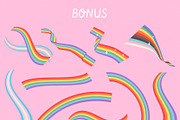 Pride Month LGBTQ+ Design Bundle, an Object Graphic by millering (Thumbnail 12 of 12)