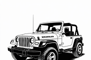 Jeep Vector Traveled design, perfect, an Illustration by Amazin_art (Thumbnail 9 of 9)