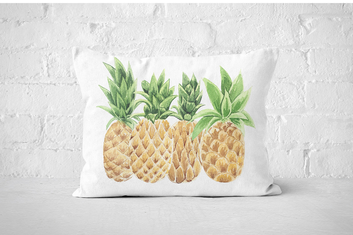 Watercolor Pineapples, an Illustration by One and Only Paper (Photo 2 of 6)