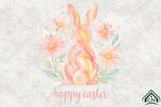 Happy Easter Png, Boho Floral Easter, an Illustration by Craft Nest (Thumbnail 6 of 6)