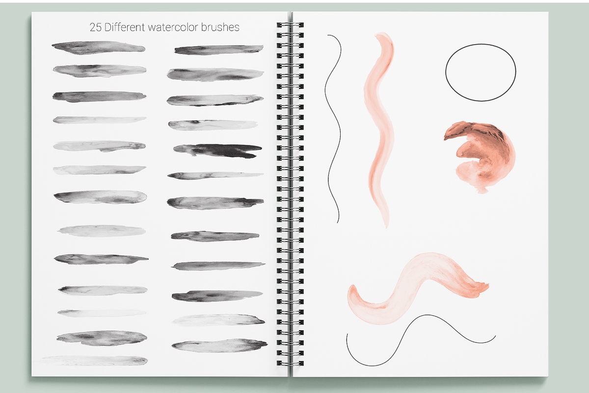 Watercolor Brushes for AI, a Brush Add-On by CL Creative Studio (Photo 6 of 7)