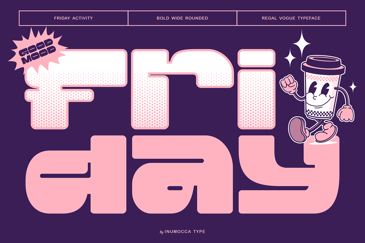 Regal Vogue, a Sans Serif Font by inumocca_type (Photo 3 of 10)