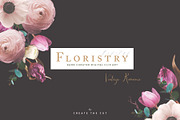 Digital Floristry - Vintage Romance, an Illustration by Create The Cut (Thumbnail 1 of 5)