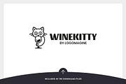 Wine Kitty Logo Template, a Branding & Logo Template by LOGOMAGINE (Thumbnail 16 of 16)