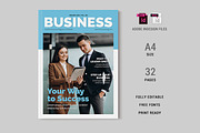 Business Magazine Template | Magazine Templates ~ Creative Market