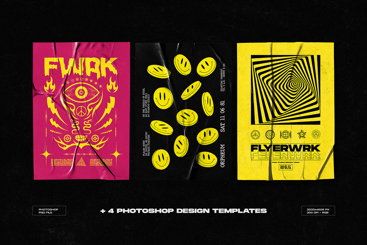 Acid Shapes, an Object Graphic by FLYERWRK (Photo 4 of 23)