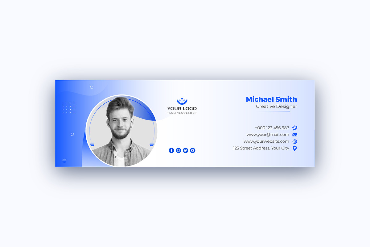 Email Signature Template, an Email Template by Mk_Studio (Photo 5 of 7)