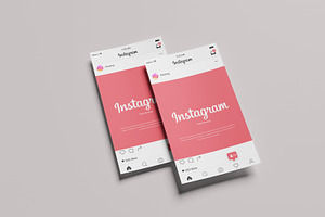 Paper Mockup For Instagram Post