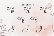 Blushing Sunday | Script Font, a Handwritten Font by Scratchones (Thumbnail 8 of 9)