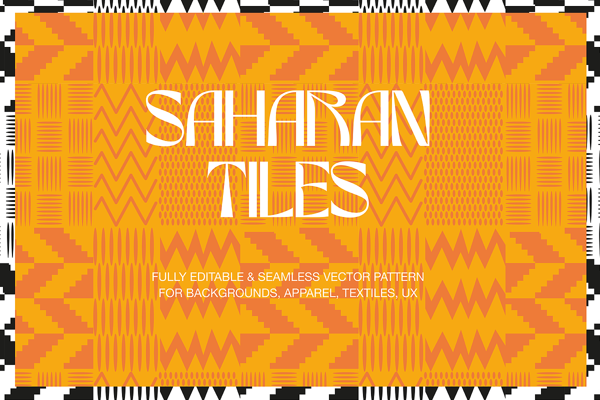 Saharan Tiles Seamless Pattern, a Pattern Graphic by Graphic Pattern Studio (Photo 1 of 4)