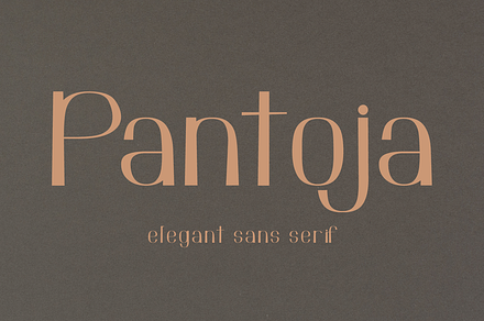 Pantoja sans serif