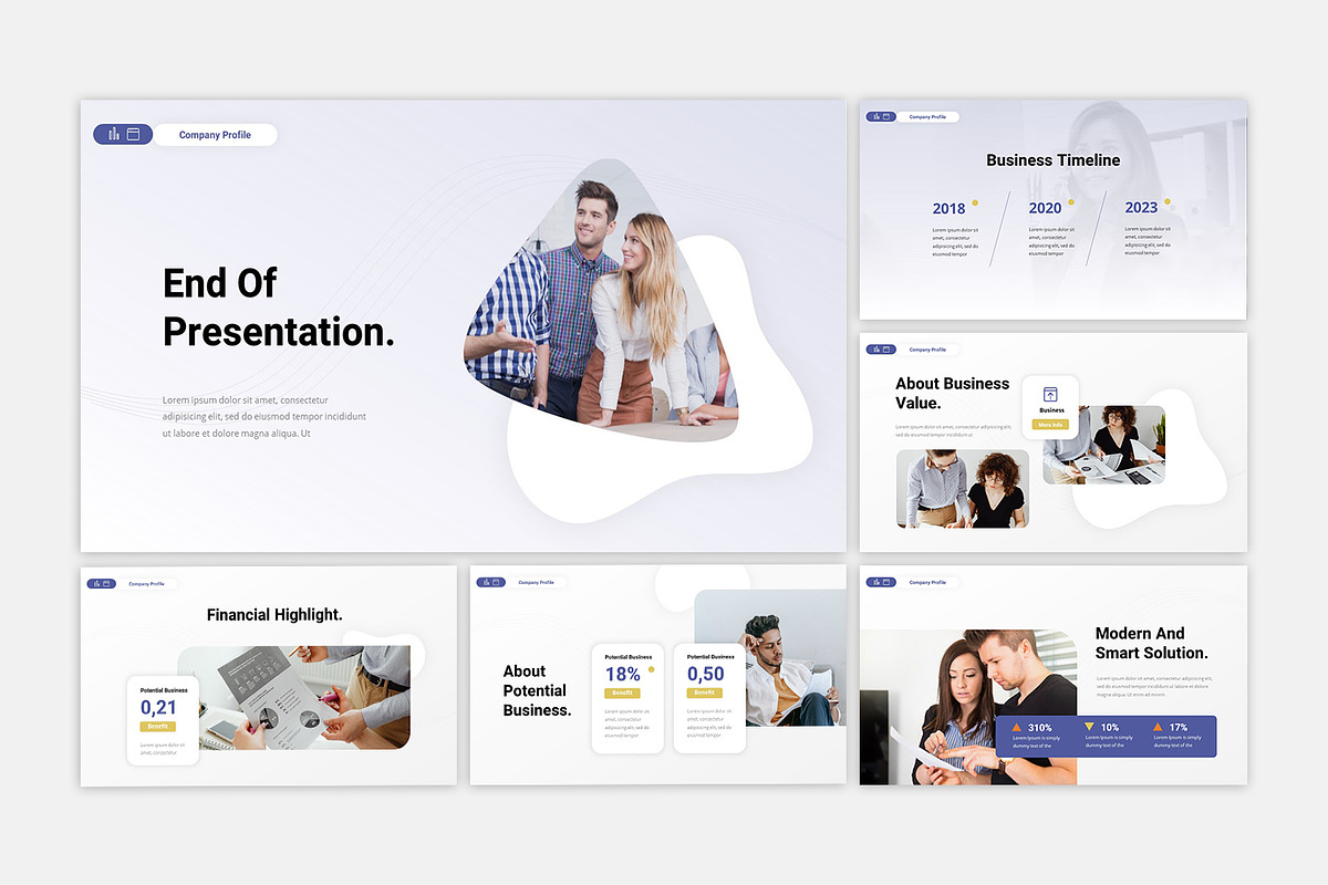 Company Profile Powerpoint, a Presentation Template by casanovastudio (Photo 3 of 3)