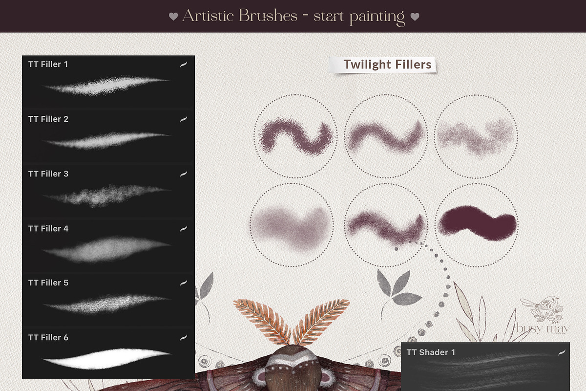 Mystic Procreate Brush Toolbox, a Brush Add-On by Busy May Studio (Photo 5 of 11)