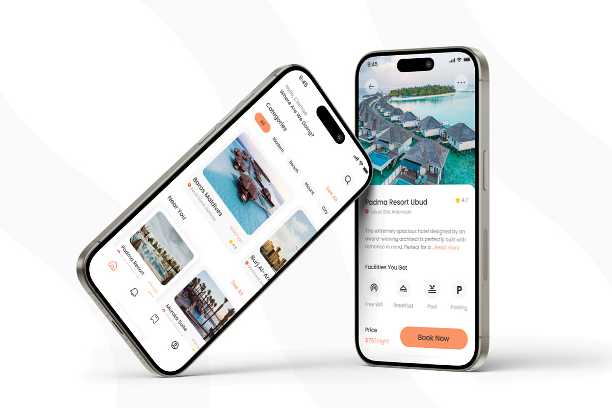 Reserva - Hotel Booking Mobile App, an UI Kit Template by Ermedia Studio (Photo 4 of 4)