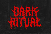 Bubblebloods, a Blackletter Font by HATFSTUDIO (Thumbnail 2 of 9)