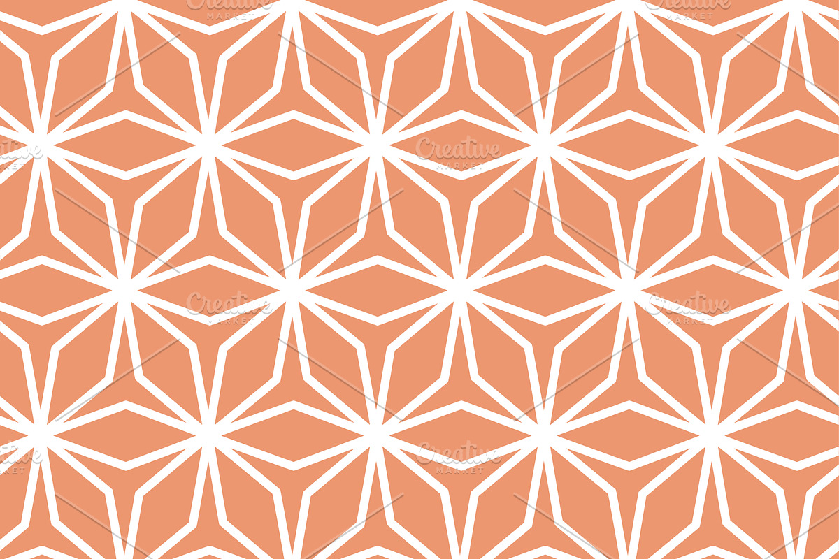 Seamless Islamic star patterns, a Pattern Graphic by Neopat