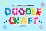 Dotted Lines - Playful Craft Font, a Sans Serif Font by Sahira Studio (Thumbnail 2 of 7)
