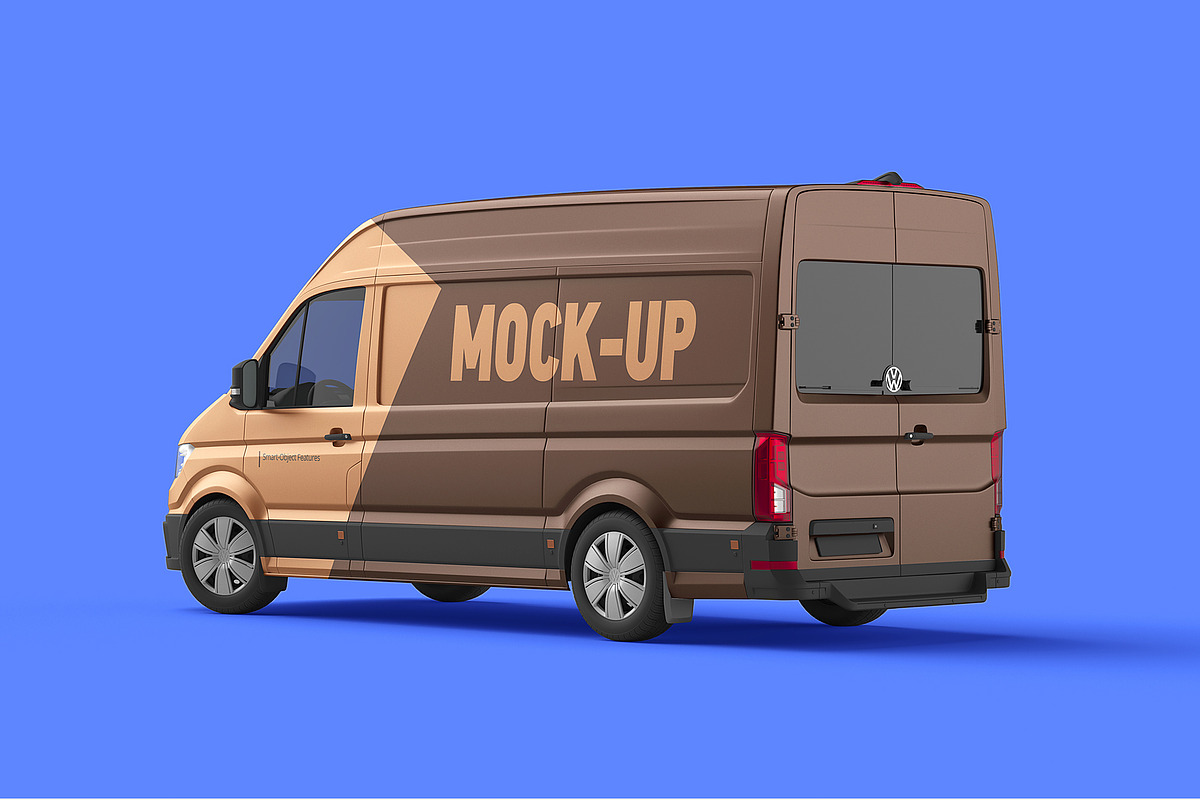 Cargo Van Mockup Set, a Product Mockup by WebAndCat (Photo 7 of 12)