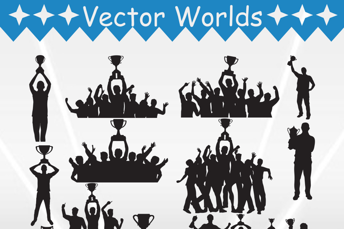 Winner With Trophy Svg, Trophy Svg, an Object Graphic by VectorWorlds (Photo 3 of 3)