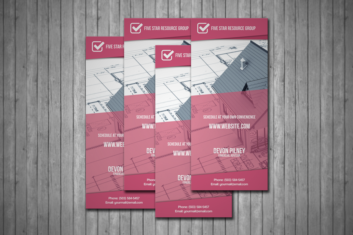 Realistic Rack Card Mock Up, a Print Template by Creative Shop (Photo 5 of 6)