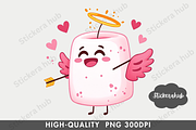 Cute Valentine Clipart Png, a Seasonal Illustration by Stickera Hub (Thumbnail 3 of 15)
