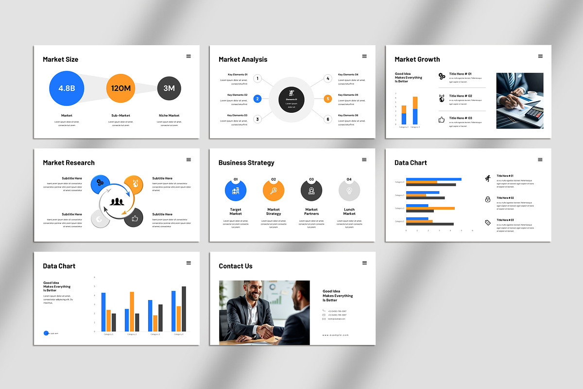 Business Plan Presentation Template, a Presentation Template by Studio_Clarity (Photo 5 of 5)