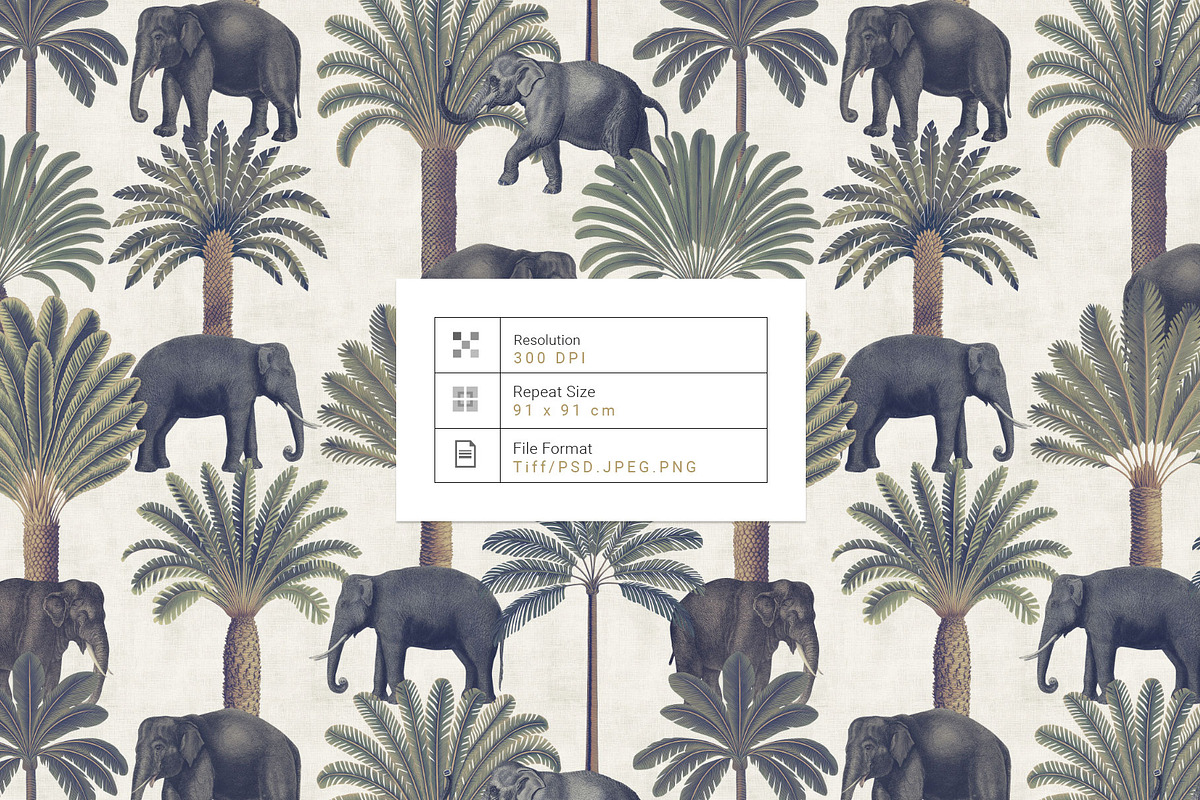 Palm Grove, Luxury tropical Prints!, a Pattern Graphic by Pink Linen (Photo 4 of 13)