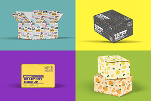 Kraft Box Mockup - Packaging Vol 1