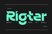 Rigter, a Sans Serif Font by HRDR (Thumbnail 15 of 16)