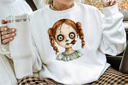 Watercolor Scary Halloween Clipart, an Illustration by Sublimation Artist (Thumbnail 4 of 6)