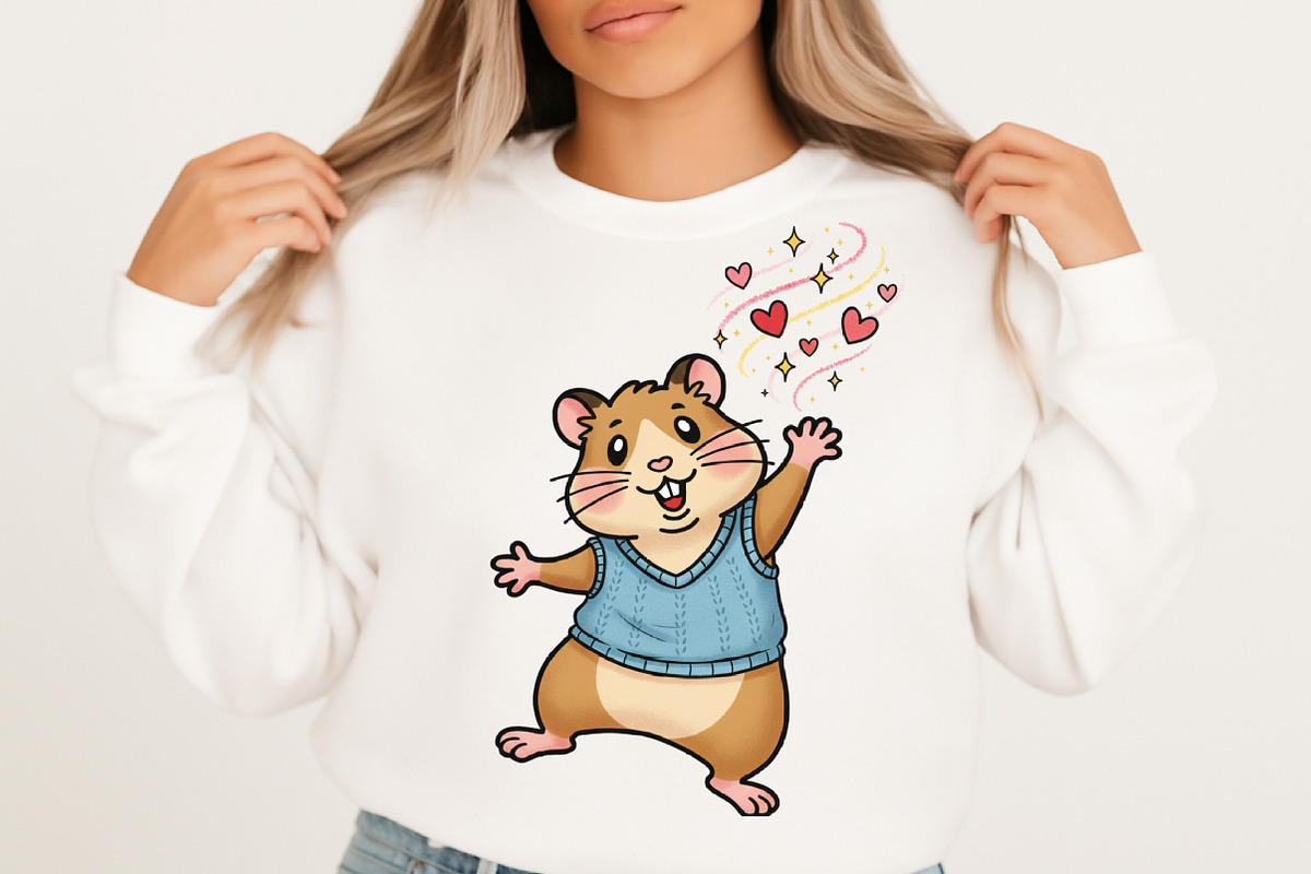 Hamster Hearts Valentine Clipart, an Illustration by Designking (Photo 2 of 6)