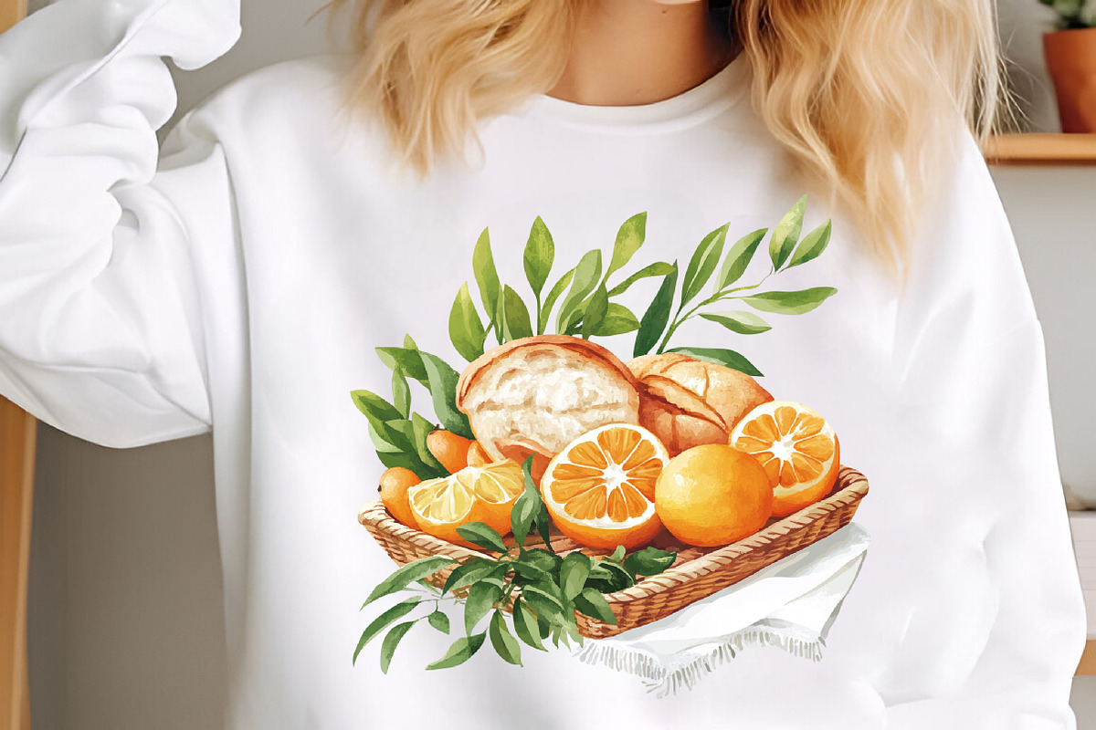 Mediterranean Sunny Citrus Clipart, an Illustration by designcity5 (Photo 5 of 5)