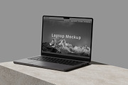 Laptop Mockup, a Mac Mockup by Lxadesign (Thumbnail 2 of 6)